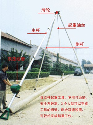 三角式铝拔杆